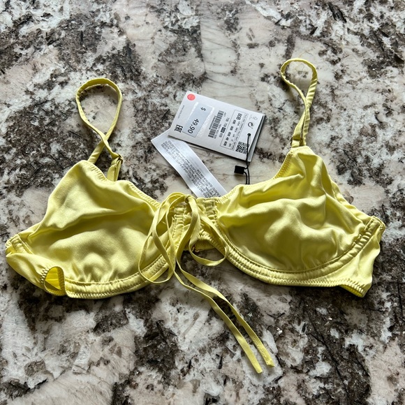 Zara Other - Zara silk blend bra
